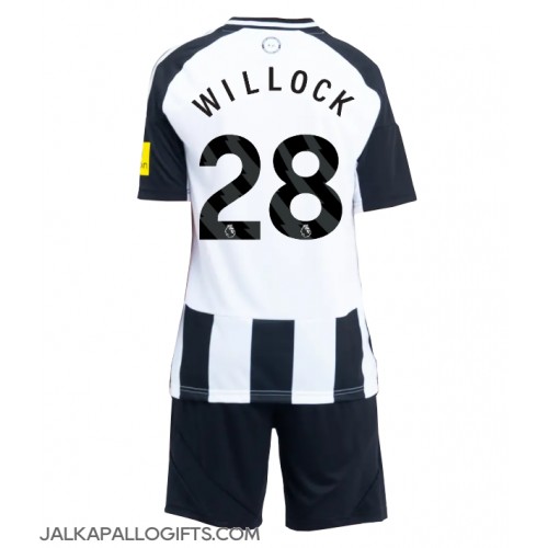 Newcastle United Joe Willock #28 Koti Peliasu Lasten 2024-25 Lyhythihainen (+ Lyhyet housut)